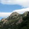 Looking out at Lumpy Ridge, Batman Rock and Batman Pinnacle