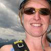 Kate on the summit of the pinnacle