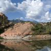 Reflections in the old quarry