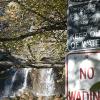 We definately did not touch the water
