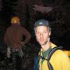 Mark and Eric on the final bit of dark approach