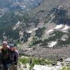 Mark and Kate on top of Hallets Peak - what an awesome climb