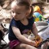 Adeline at the crag