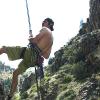Doug raps down after a successful TR flash of Monstrocity (10a)