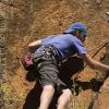 Julian on the traversing section of the 5.7