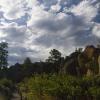 Walking out of the canyon in the evening light