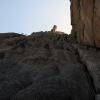 Mark finishing the first pitch of the Organ Pipes