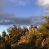 Nice light on Ved rocks