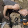 We ran out of fuel, and Mark had to build a fire to cook our bacon on Sunday morning