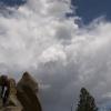 Afternoon storms blowing by