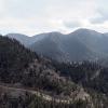Looking out into the rockies from our highpoint