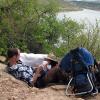 Afternoon snack at the crag