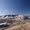 Looking out towards the Rockies on a beautiful January morning