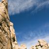 Our climbs for the morning: Thelma (5.7) and Louise (5.8)