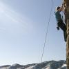 Cys climbing on North Table Mtn