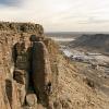 View towards Denver from the top of the crag