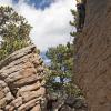 Bruce finishing up with Liz belaying