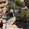 Doug getting ready to belay