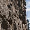Afternoon climbing at the Ironclads