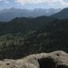 View of the continental divide from the summit!