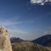 Mark summits the little rock!