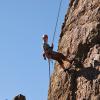 Kate on rappel