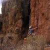 Dylan starts on Check Your Head (5.10b/c)