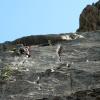 Top of the first pitch of our climb