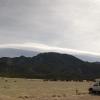 Beautiful lenticular wave clouds on the horizon