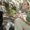 Liv, Liz and Doug take a lunch break