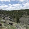 Sean walking across Vedauwoo