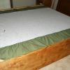 The lower part of the bed is done