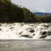 Taking pictures of a waterfall on monument creek