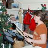 Kate playing rock band