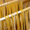 Mom's noodles drying before dinner