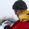 Walking in the snow