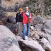 Kate, Mark and Baby Gabe at Horsetooth Falls, Dec 2010