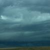 Boiling sky in the storm