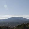 Looking out over the surrounding mountains