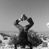 Headstands in the desert