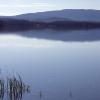 A mountain reservoir, calm and perfect
