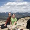 Mark, Kate and Liv on the summit of Lilly Mountain