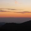 Sunrise over a foggy Front Range