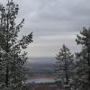 A winter day in the foothills just west of town