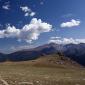 Long's Peak and the high mountains ahead