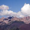 Clouds build over the Gore range