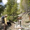 At the Comanche Peak wilderness boundary