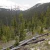 Snowy mountains surrounding