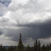 Clouds and storms moving in