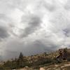 Clouds and storms building over Crown Point